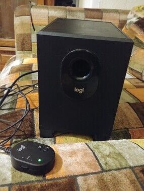 Logitech Black Portable Subwoofer with Wired Remote Z313